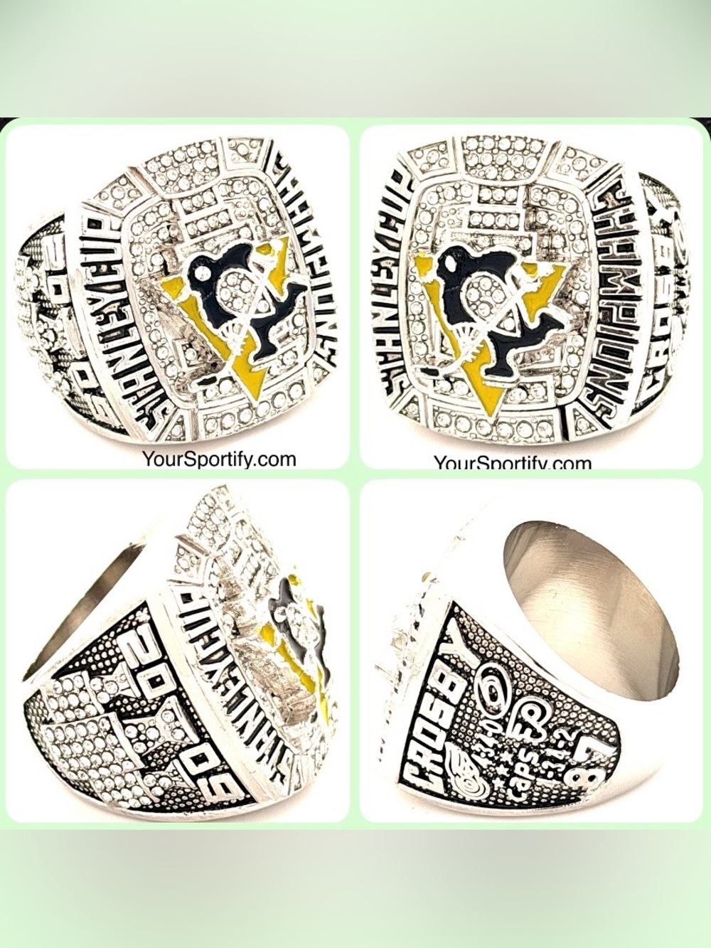 NHL / 2009 Pittsburgh Penguins Stanley Cup Championship Ring